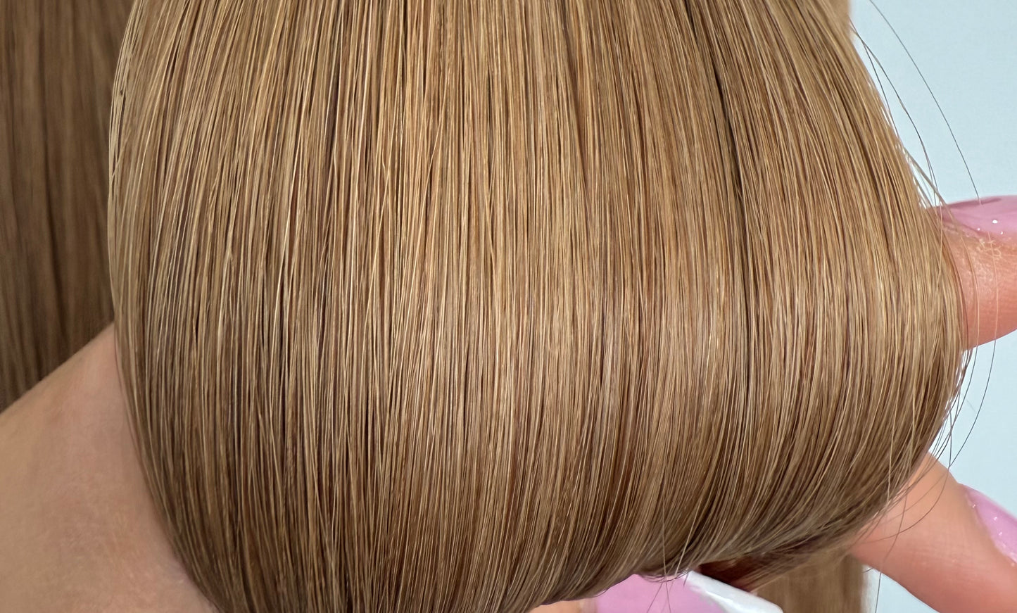 #12 Medium Blonde Invisible Clip In Hair Extensions