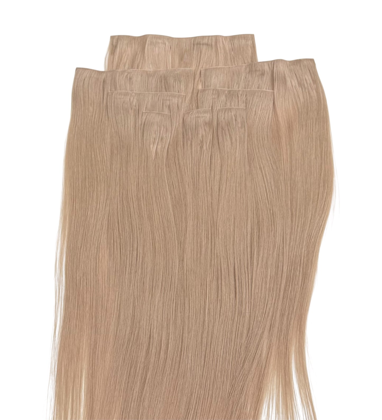 #18A Light Ash Blonde 150g Invisible Clip In Hair Extensions