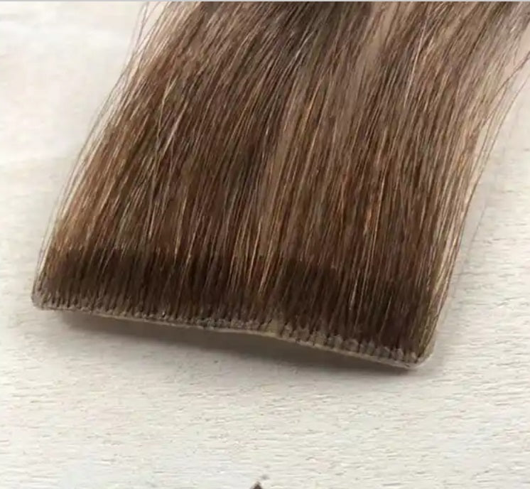 Brown to Blonde Ombre Invisible Tapes