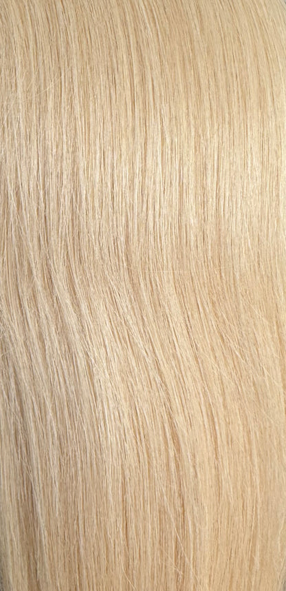 #M18/60 Sandy Blonde Invisible Clip In Hair Extensions
