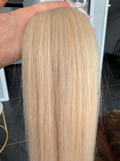 #M18/60 Sandy Blonde Invisible Clip In Hair Extensions